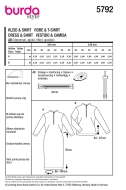 dresses for women sewing pattern burda 5792 easy to sew