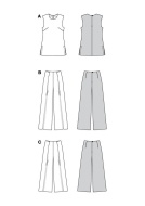 comfortable combinations paper sewing pattern burda 5793...