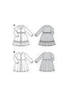 nice childrens clothes paper sewing pattern burda 9217 diy instructions