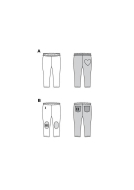 comfortable childrens trousers paper sewing pattern burda...