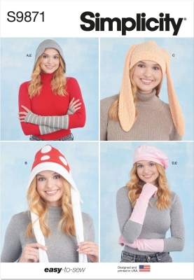 Accessoires Schnittmuster für Babys Simplicity 9871 mit Nähanleitung