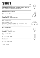 Schnittmuster warmes Wintersortiment Mütze und Armstulpen Simplicity 9871 Gr. Einheitsgröße