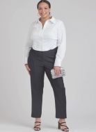 Schnittmuster stilvolle Damenkombi Damenbluse und Damenhose Simplicity 9855 Gr. 36-64
