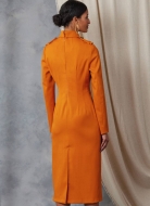 Schnittmuster schickes Damenkleid mit Kragen und Schulterriegeln – Vogue 2045 (Größe 34-52)