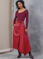 skirts for women sewing pattern vogue 2050 average to sew