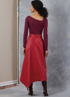 Sewing pattern Misses skirt with double-breasted button closure Vogue 2050