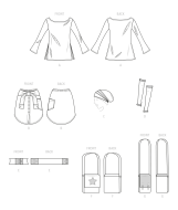 modische Accessoires Schnittmuster McCalls 8298 DIY zum...
