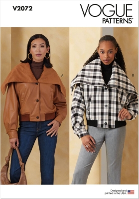 jacket sewing pattern for women vogue 2072 sewing instructions