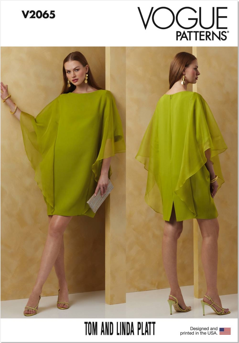 dress sewing pattern for women vogue 2065 sewing instructions