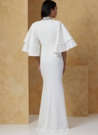 Schnittmuster Damenkleider 2066 - elegantes Damenkleid, Designerkleid Badgley Mischka | Größen 32-50 | Vogue