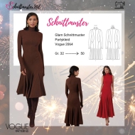 Sewing pattern dress size U5 16-24 (DE 42-50) No. 2064 Vogue