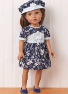 Sewing pattern Doll dresses inspired by historical designs McCalls 8543