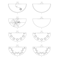 swinging skirts paper sewing pattern mcCalls 8548 diy...
