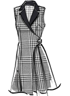Schnittmuster Damenkleider 8528 - ausgefallenes Damenkleid mit angenähtem Gürtel | Größen 34-52 | McCalls