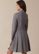 Schnittmuster Damenkleider 8528 - ausgefallenes Damenkleid mit angenähtem Gürtel | Größen 34-52 | McCalls