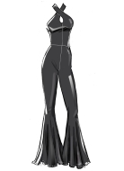Schnittmuster Overalls 8534 - enger Damenoverall mit Trägern und Schlag | Größen 32-50 | McCalls