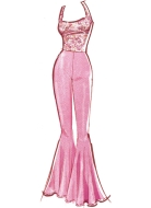 Schnittmuster Overalls 8534 - enger Damenoverall mit Trägern und Schlag | Größen 32-50 | McCalls