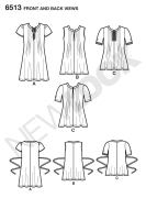 romantische Bluse Schnittmuster NewLook 6513 DIY zum...