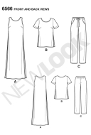 lovely combinations paper sewing pattern newlook 6566 diy...