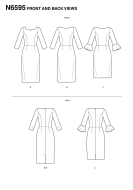 hübsches Kleid Schnittmuster NewLook 6595 DIY zum...