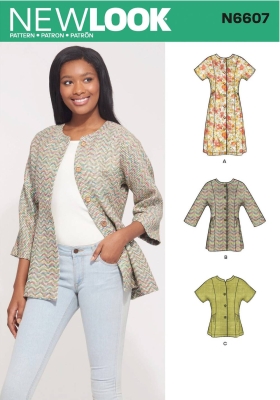 dress sewing pattern for women newlook 6607 sewing instructions