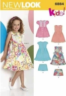 Mädchenkleid Schnittmuster für Mädchen...