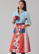 Sewing pattern Apron with patch pockets McCalls 8572