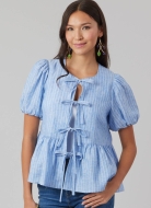 blouses for women sewing pattern mcCalls 8557 easy to sew