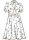 Papier-Schnittmuster Jeanskleid mit Puffärmeln Gr. U5 16-24 (DE 42-50) Nr. 8553 von McCalls