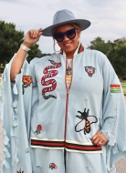 Sewing pattern Cape in bomber jacket style knowME 2102