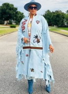 Sewing pattern Cape in bomber jacket style knowME 2102