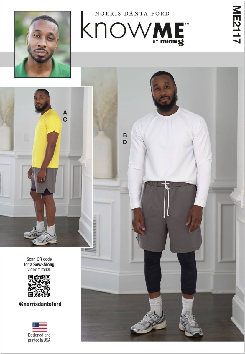 mens-combination sewing-pattern for-men knowme 2117 sewing instructions