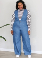 Schnittmuster Overalls 2096 - auffallender Overall mit Rolli für Damen | Größen 36-52 | knowME
