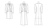 Schnittmuster Jacken 2103 - eleganter Blazermantel...