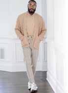 Sewing pattern Men’s turtleneck sweater and cardigan knowME 2105