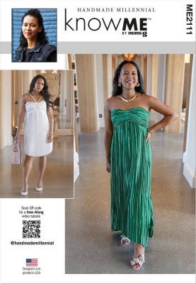 Kleid Schnittmuster für Damen knowME 2111 mit Nähanleitung