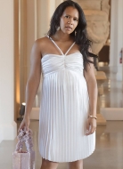 Schnittmuster Damenkleider 2111 - plissiertes Damenkleid, schulterfreies Abendkleid | Größen 32-50 | knowME