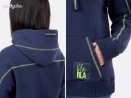Schnittmuster Oversize-Hoodies „Lauryn“ mit Kapuze und Kängurutasche