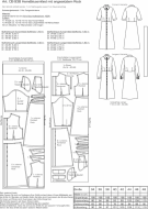 Schnittmuster pattern company 02-938 Blusenkleid mit Abtrennung Gr. 34-48
