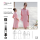 Blusenkleid pattern company 02-938 mit kurzen Ärmeln und Knopfleiste aus Baumwollstoff