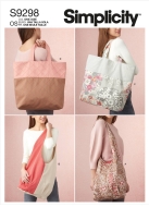 Tasche Schnittmuster  Simplicity 9298 mit Nähanleitung