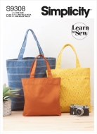 bag sewing pattern  simplicity 9308 sewing instructions