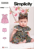 girls-dress sewing pattern for girls simplicity 9898...