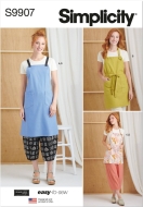 Kombination Schnittmuster für Damen Simplicity 9907...