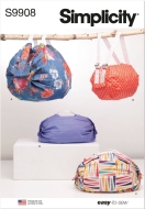 bag sewing pattern  simplicity 9908 sewing instructions