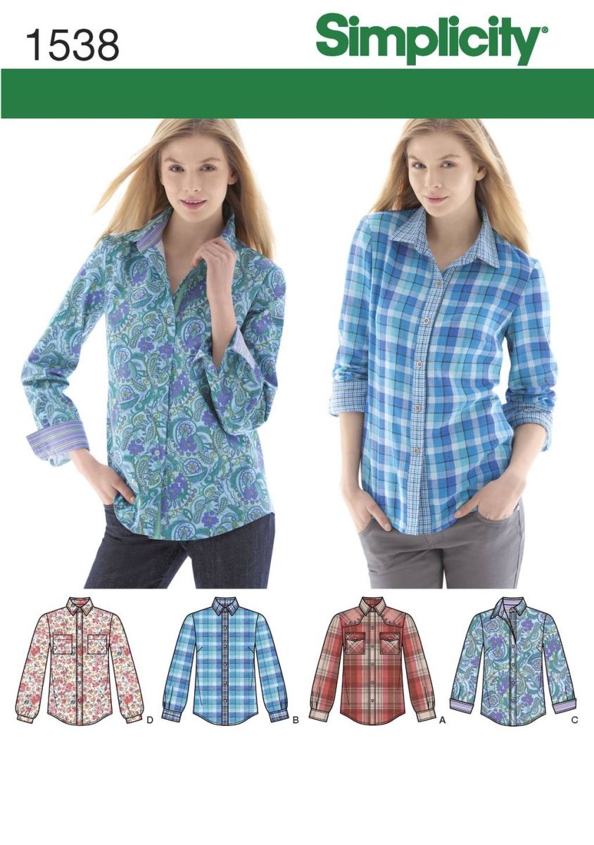 blouse sewing pattern for women simplicity 1538 sewing instructions