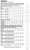 Hosen Schnittmuster Simplicity 8841 einfach zu nähen