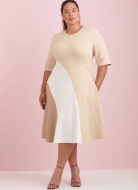 Kleider Schnittmuster Simplicity 9887 mittel zu nähen