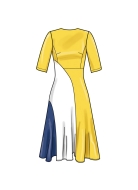 Schnittmuster Damenkleider 9887 hochgeschlossenes Damenkleid mit Abtrennung plus Size | Größen 46-64 | Simplicity