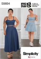 combination sewing pattern for women simplicity 9894...